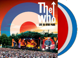 The Who - 2020 Live in Hyde Park - Red, Blue &  White vinyl LP  - 280 kr.